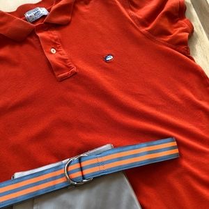 Southern Tide Orange Polo Shirt